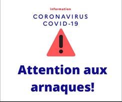 Covid-19 : Arnaques liées au coronavirus  - La DGCCRF communique
