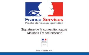 Signature de la convention départementale France Services